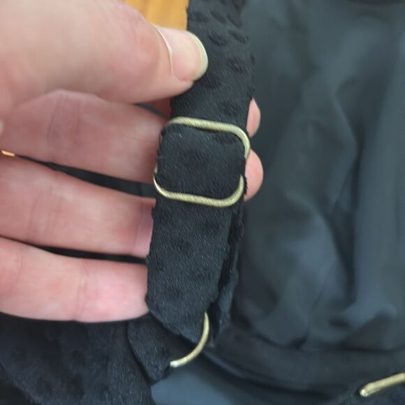 Andie Swim The Bermuda One Piece Terry Dots Swimsuit Black size XL NWT - Picture 6 of 11